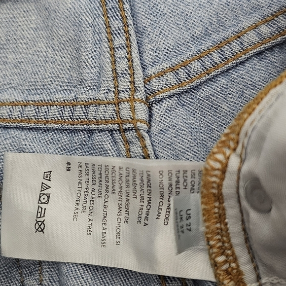 BDG Urban Outfitters Mom High-Rise Denim Jeans Distressed Cutout High-Waisted 27 - Picture 14 of 14